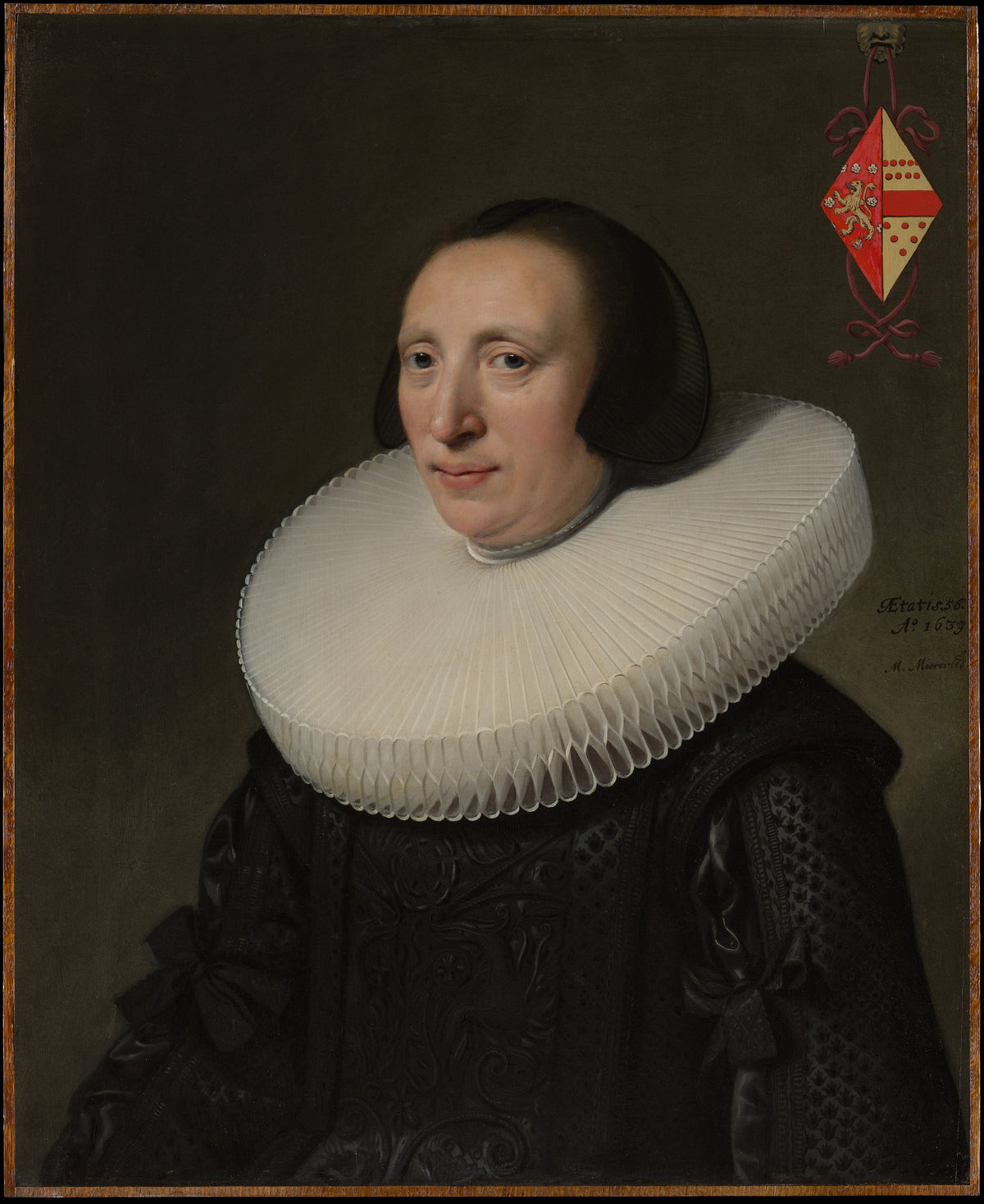 Margaretha van Clootwijk born about 158081, died 1662 by Michiel Jansz. van Mierevelt - Classic Art canvas print