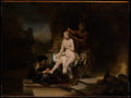 The Toilet of Bathsheba by Rembrandt (Rembrandt van Rijn) - Baroque canvas print