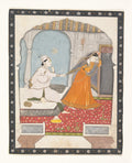 The Timid Bride by  - Watercolor canvas print