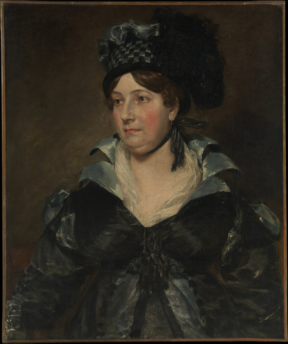 Mrs. James Pulham Sr. Frances Amys, ca. 17661856 by John Constable - Oil Painting canvas print
