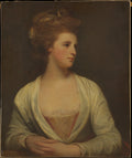 Portrait of a Woman, Said to Be Emily Bertie Pott died 1782 by George Romney - Oil Painting canvas print
