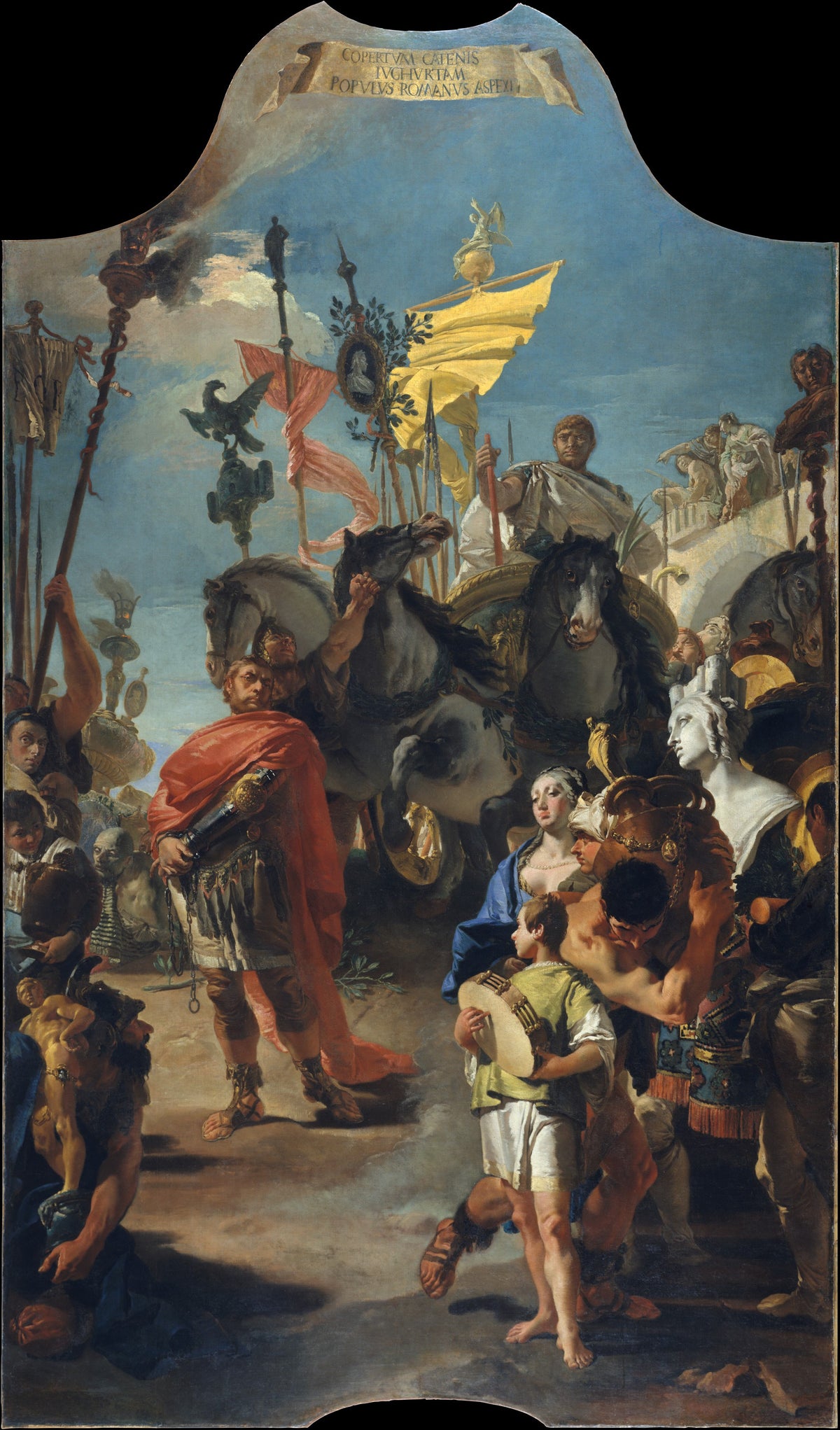 The Triumph of Marius by Giovanni Battista Tiepolo - Oil Painting canvas print