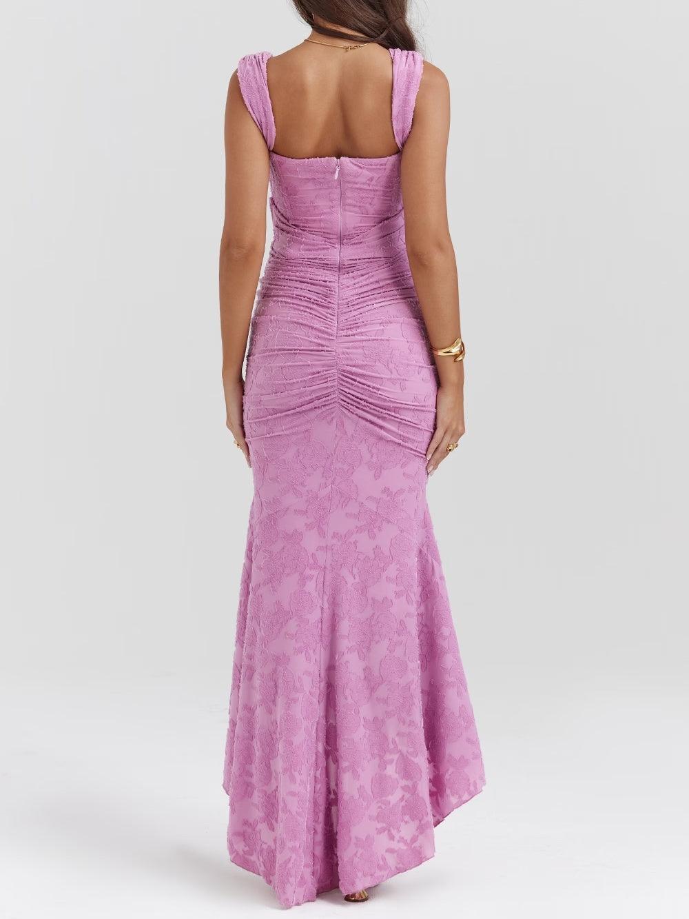 Blue bell floral maxi dress