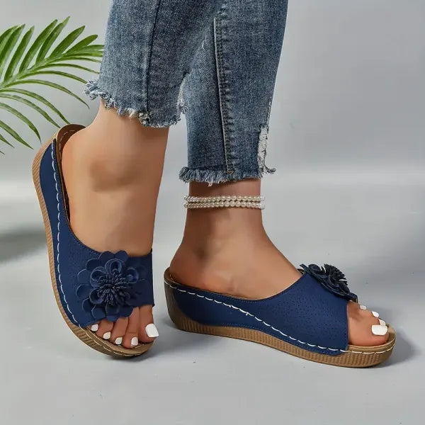 Women's Wedge Peep-Toe Open-Toe Sandals