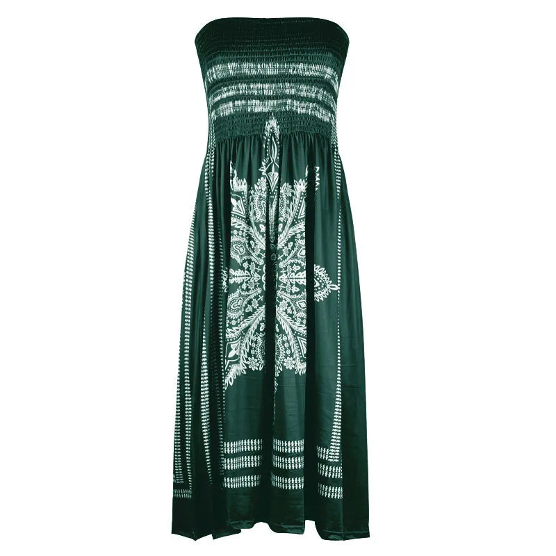 Casual And Atylish Atrapless Midi Dress