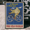 Pneu Michelin pour bicyclette Poster by Moryarty - Oil Painting canvas print