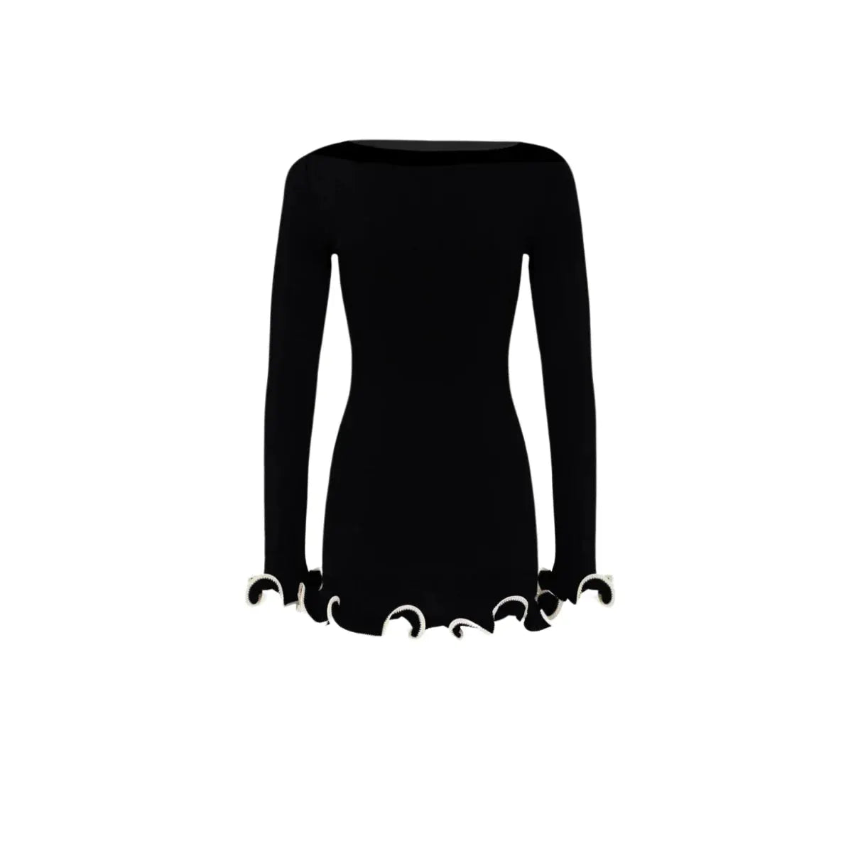 Belle Ruffle Slim Mini Dress