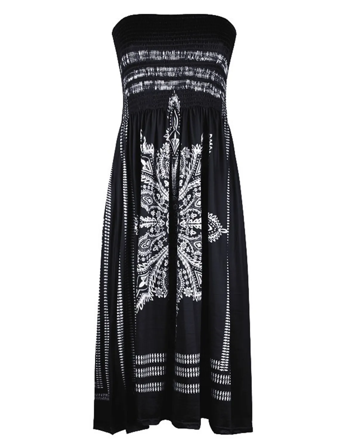Casual And Atylish Atrapless Midi Dress