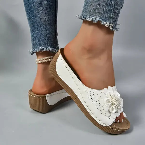 Women's Wedge Peep-Toe Open-Toe Sandals