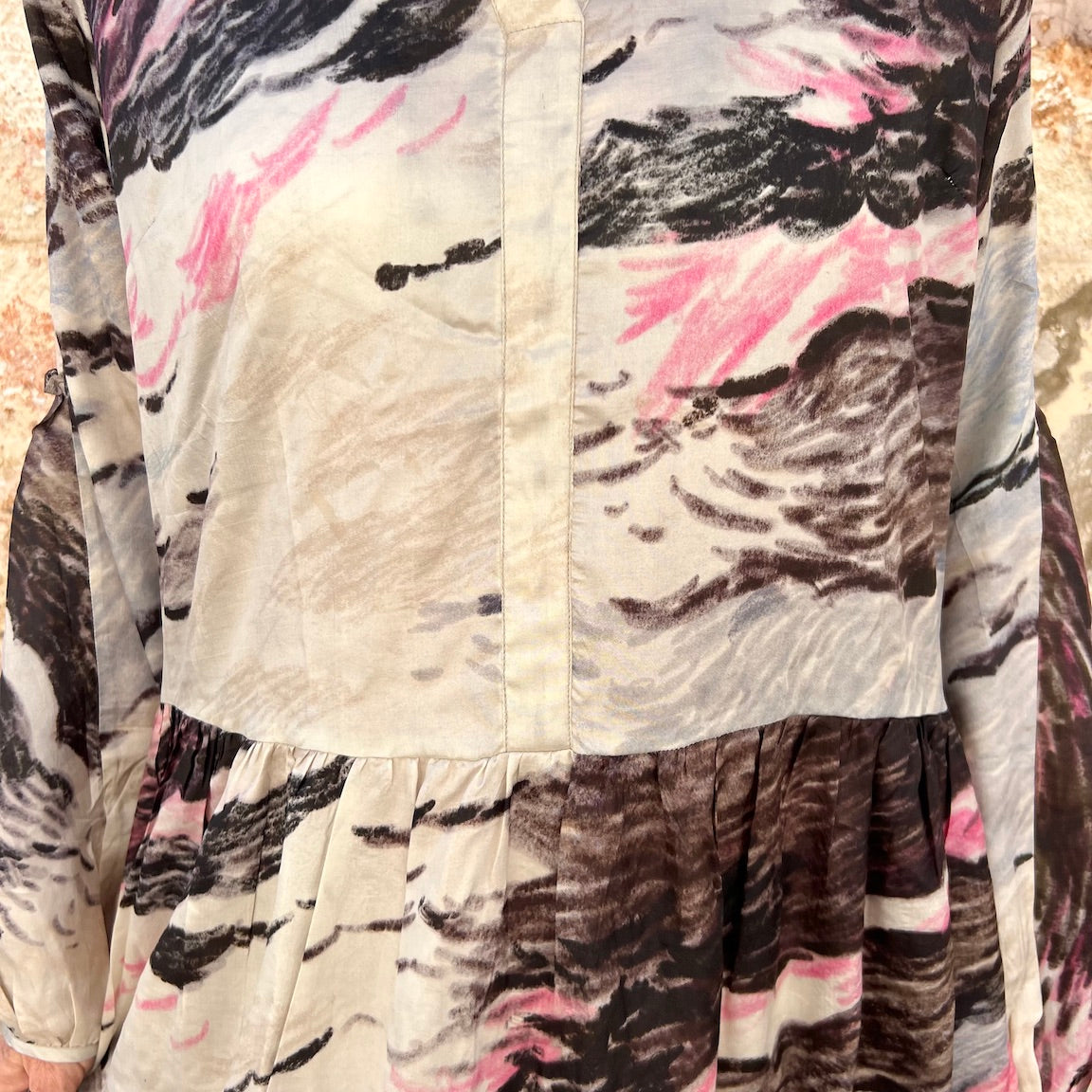 Antonella Silk Oversized Dress by Runaway Bicycle for