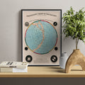 Carte transparente des cieux Poster by Moryarty - Oil Painting canvas print