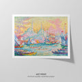 The Golden Horn, Constantinople  Signac  Art Print by Without A Frame - Oil Painting canvas print