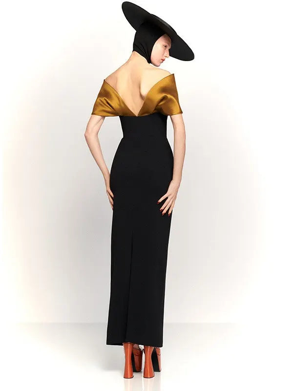 Elegant Off-the-shoulder Party Dress