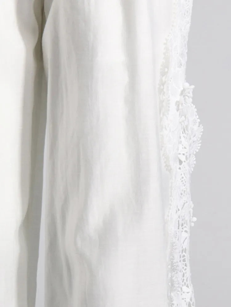 Fashionable and Elegant Lace Stitching Casual Suit,Brand 1:1 replication