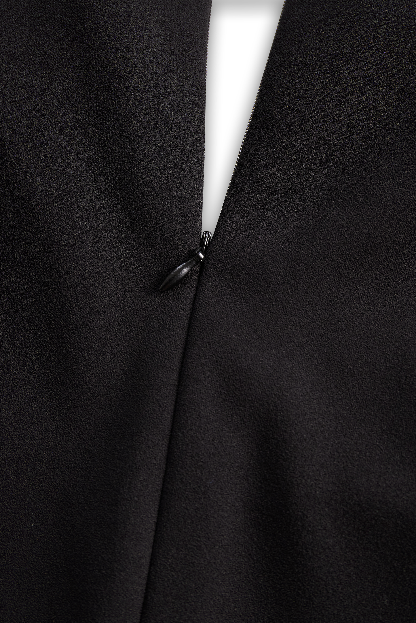 Refined Black Belted Sheath Dress with Mandarin Collar