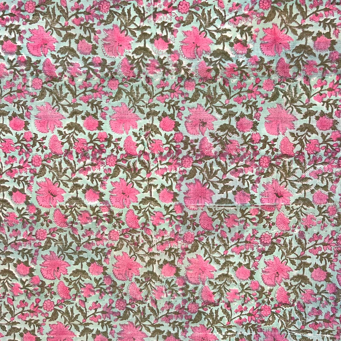Pink Flowers with Red Boarder Rallie
