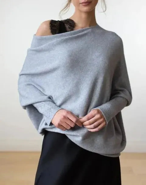 ✨Women's Asymmetric Draped Jumper