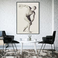 Lanceur de disque Poster by Moryarty - Oil Painting canvas print