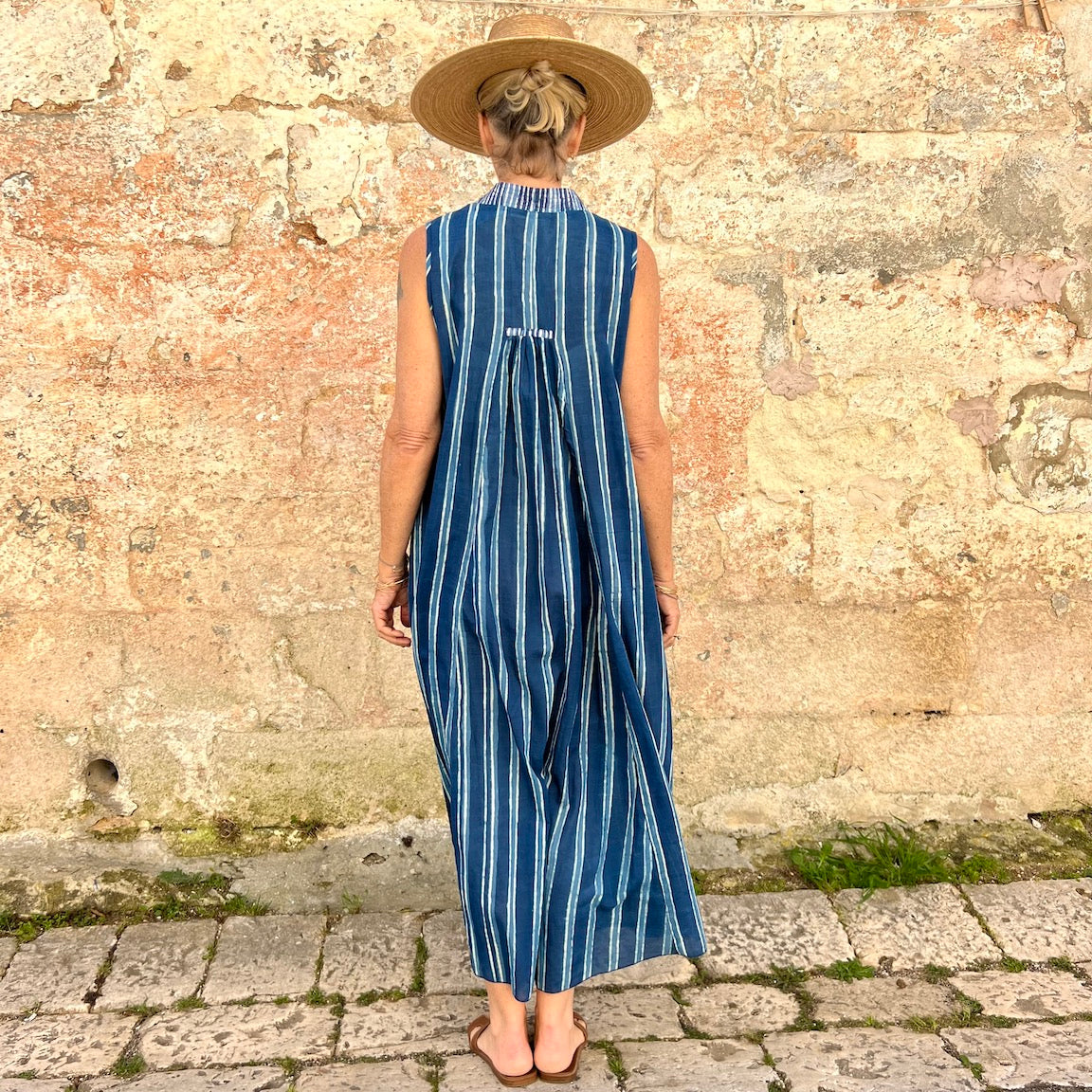 Cleo Sleeveless Cotton Dress