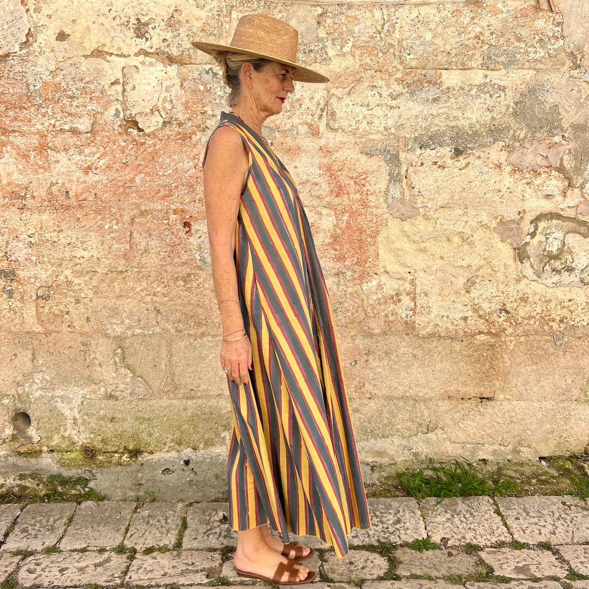 Cleo Sleeveless Cotton Dress