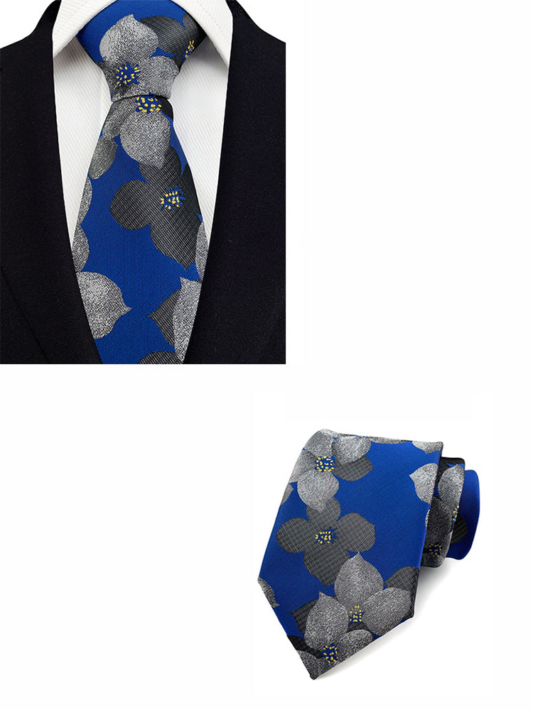 Men's Vintage Floral Pattern Classic Tie
