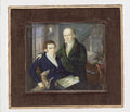 Joseph and Karl August von Klein by Heinrich Franz Schalck - Classic Art canvas print