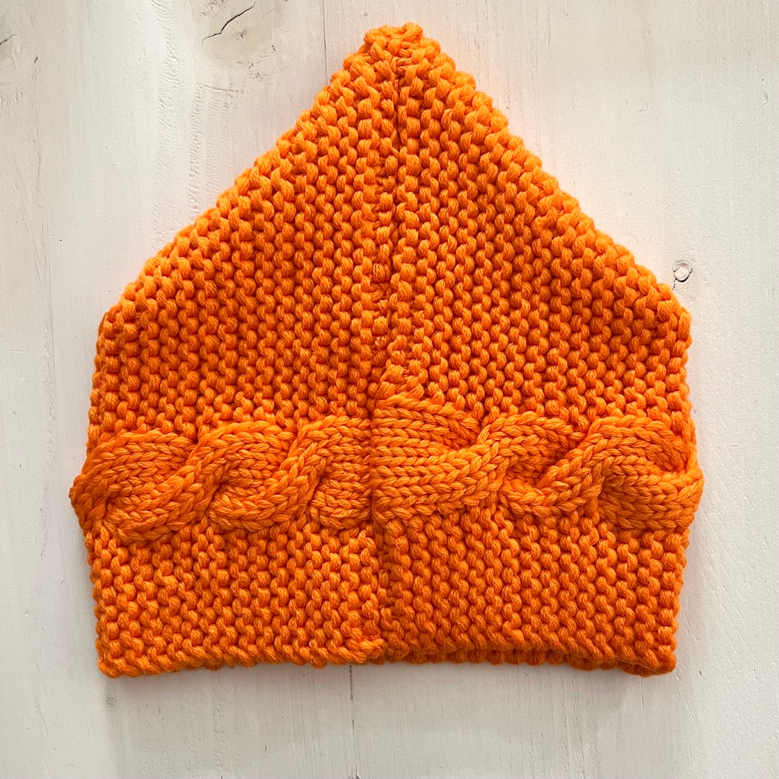 Wool Cable Knit Beanie