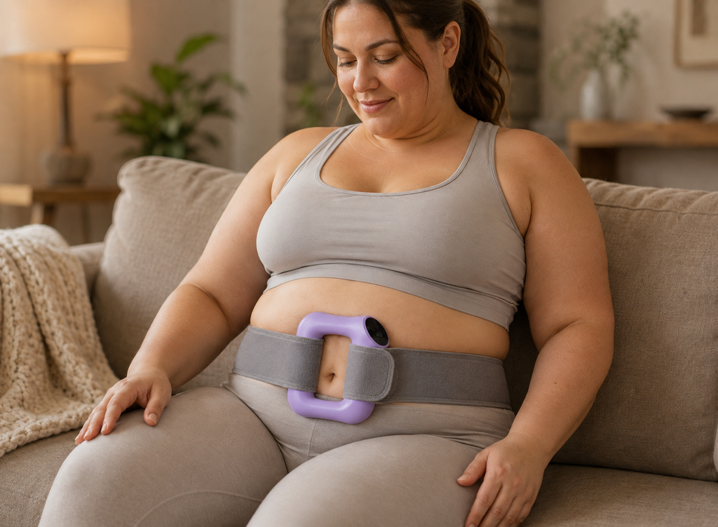 Fascia Ring — Deep Pulsing Belly Massager for Midsection Toning