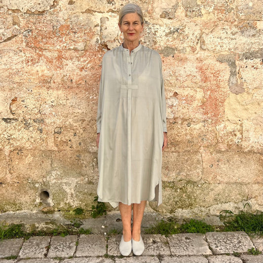 Runaway Bicycle Silk Dress 07