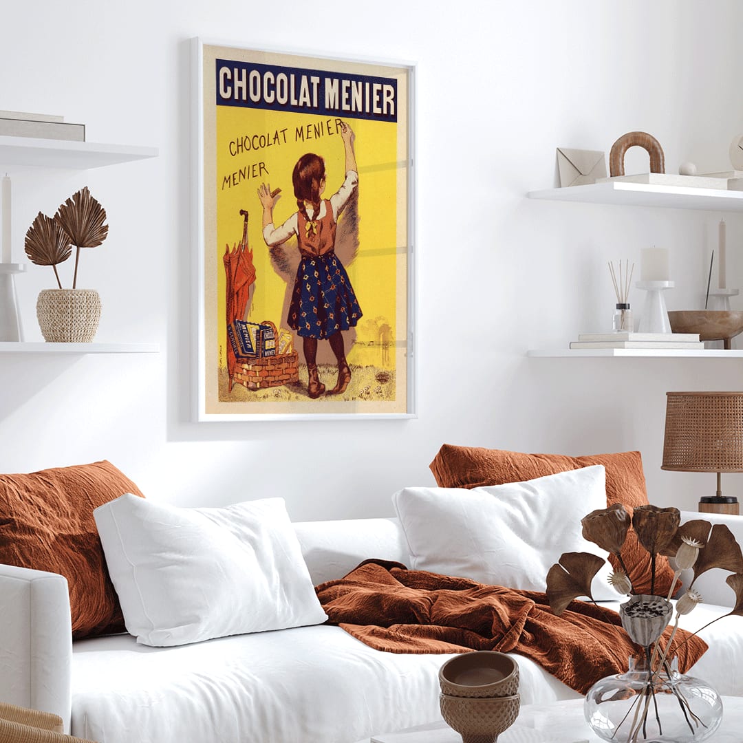 Chocolat Menier Poster by Moryarty - Oil Painting canvas print