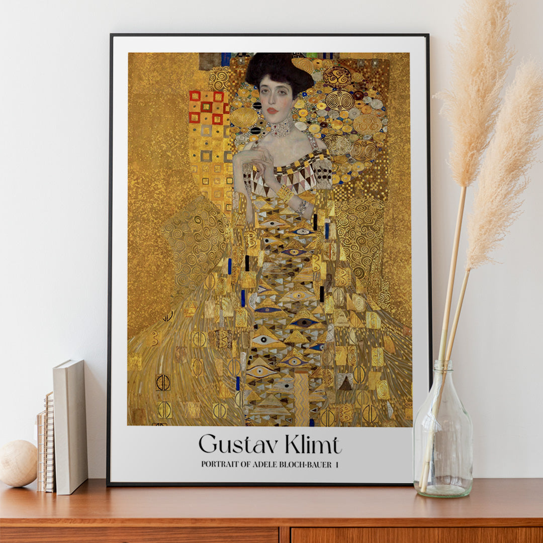Portrait d'Adle Bloch-Bauer I Poster by Moryarty - Oil Painting canvas print