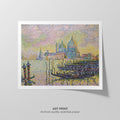 Grand Canal, Venice  Signac  Art Print by Without A Frame - Oil Painting canvas print