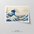 The Great Wave  Hokusai  Art Print by Without A Frame - Oil Painting canvas print