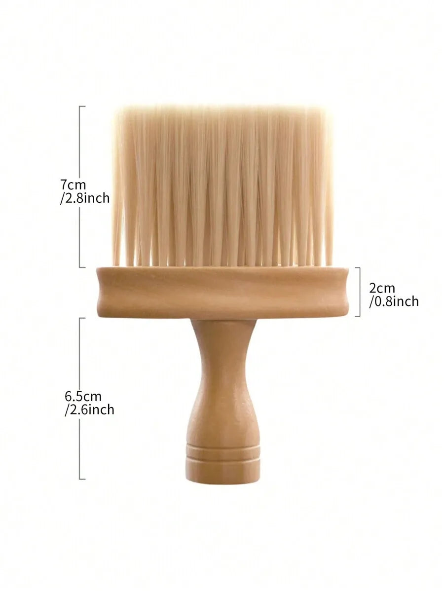 1pc Wooden Handle Cleaning Brush, Long Bristle Brush For Cleaning Car Air Conditioning Outlet, Interior Cracks