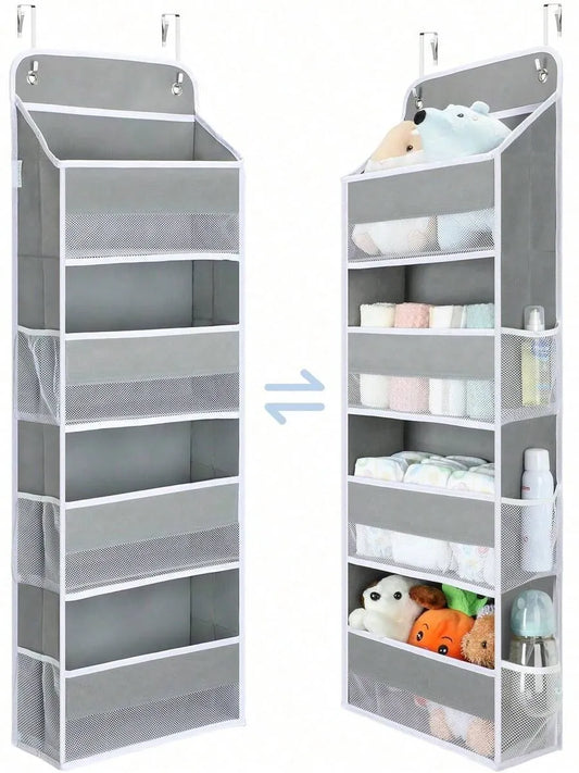 Over The Door Organizer 4 Tiers, Capacity Over Door Organizer, Door Hanging Organizer For Closet