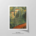 Landscape in the South  Modigliani  Art Print by Without A Frame - Oil Painting canvas print