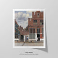 The Little Street  Vermeer  Art Print by Without A Frame - Oil Painting canvas print
