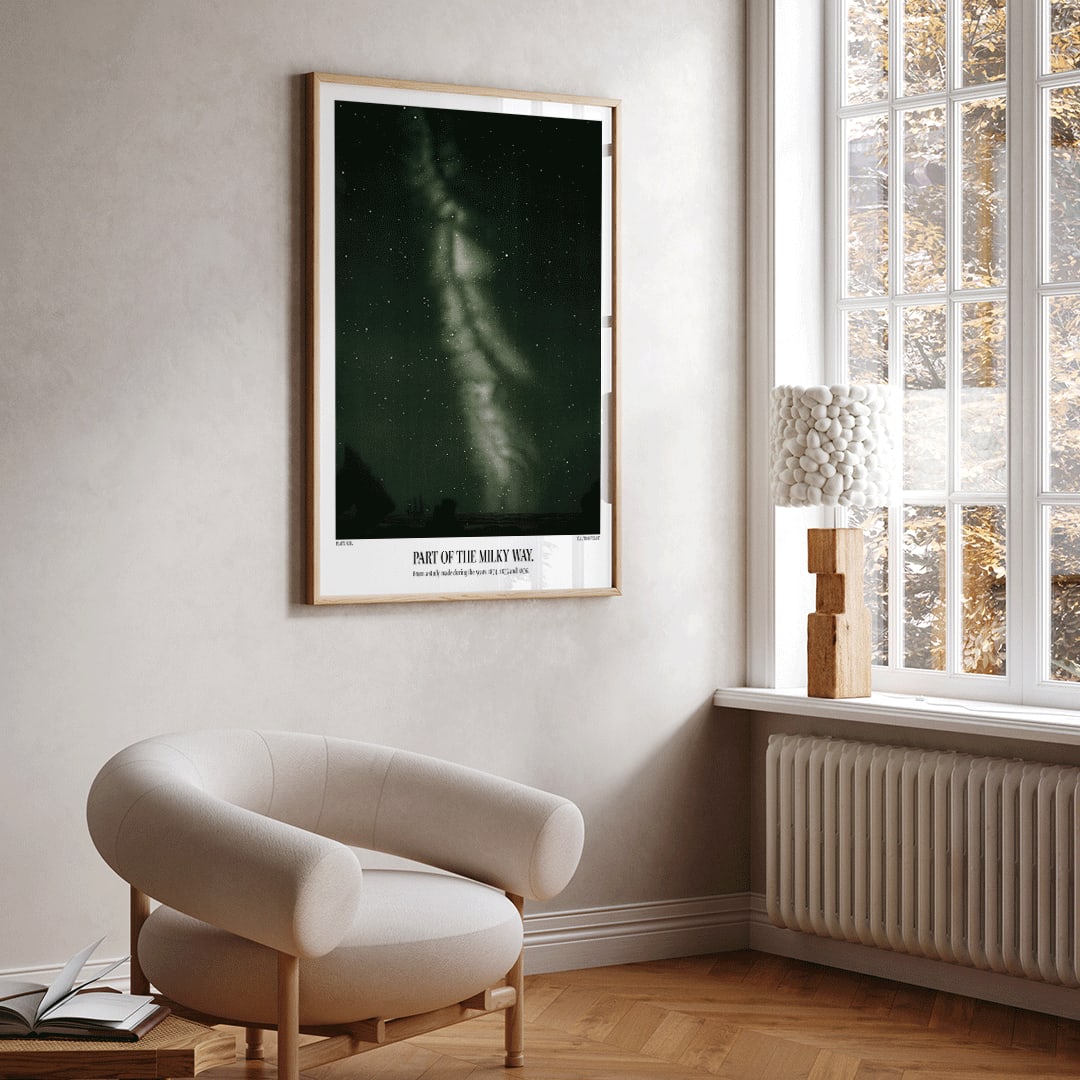 Partie de la Voie lacte Poster by Moryarty - Oil Painting canvas print