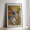 Perroquets II Poster by Moryarty - Oil Painting canvas print