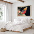 Faisan dor dans la neige Poster by Moryarty - Oil Painting canvas print