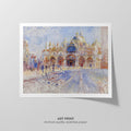 Piazza San Marco  Renoir  Art Print by Without A Frame - Oil Painting canvas print
