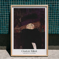 Dame au chapeau et  la boa de plumes Poster by Moryarty - Oil Painting canvas print