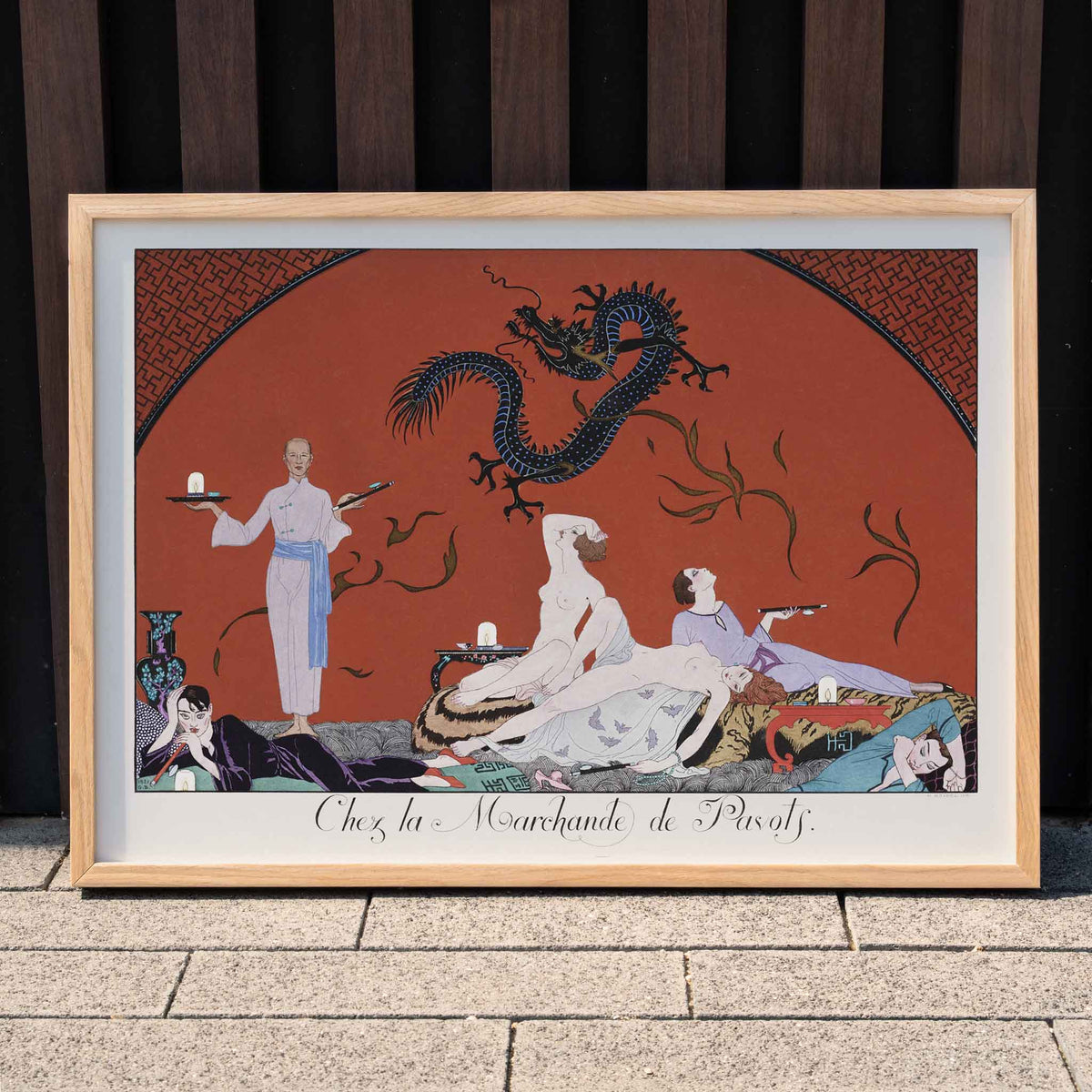 Chez la Marchande de Pavots Poster by Moryarty - Oil Painting canvas print