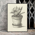 Plante en pot Poster by Moryarty - Oil Painting canvas print