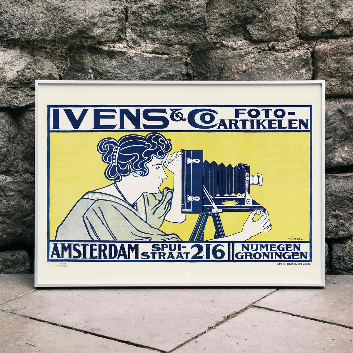 Boutique Ivens  Co. Poster by Moryarty - Oil Painting canvas print