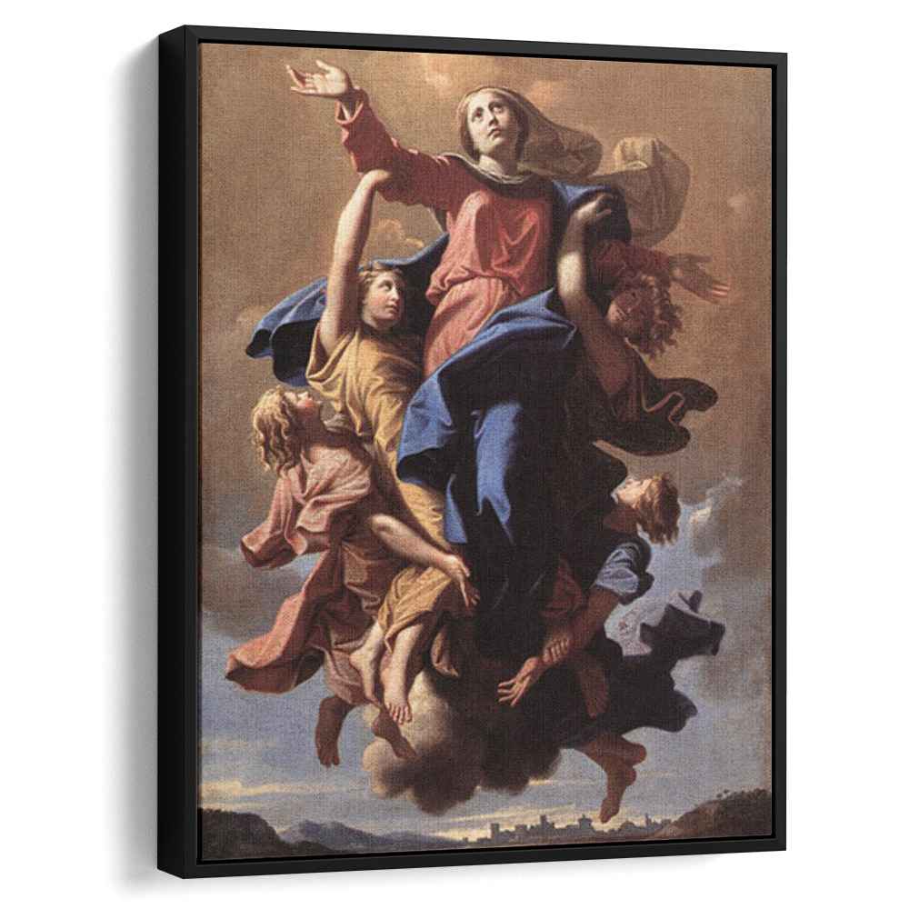 The Assumption of the Virgin 1650 by Nicolas Poussin by Nicolas Poussin - Oil Painting canvas print