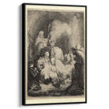 The circumcision small plate 1630 by Rembrandt by Rembrandt - Baroque canvas print