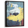 The clownesse Cha u Kao at the Moulin Rouge 1895 by Henri de Toulouse-Lautrec by Henri de Toulouse-Lautrec - Post-Impressionist canvas print