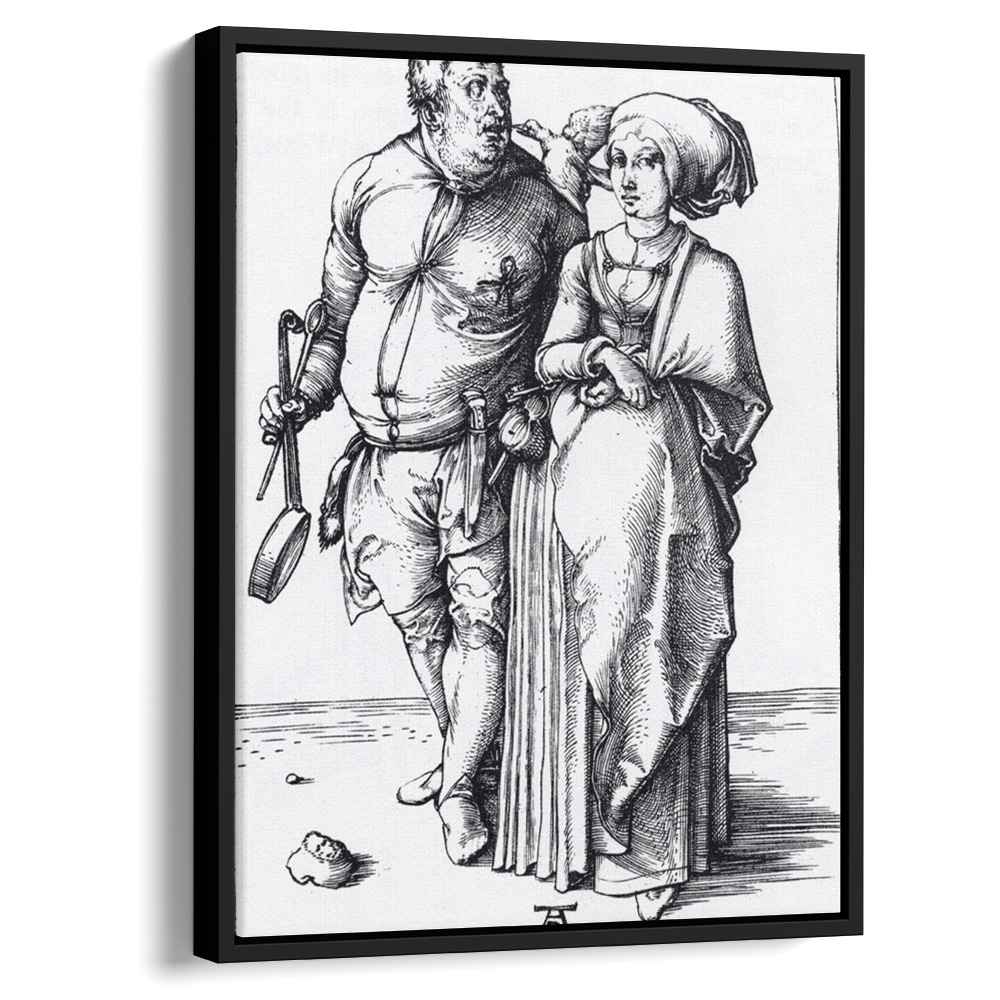The Cook And His Wife 1496 by Albrecht Durer by Albrecht Durer - Renaissance canvas print