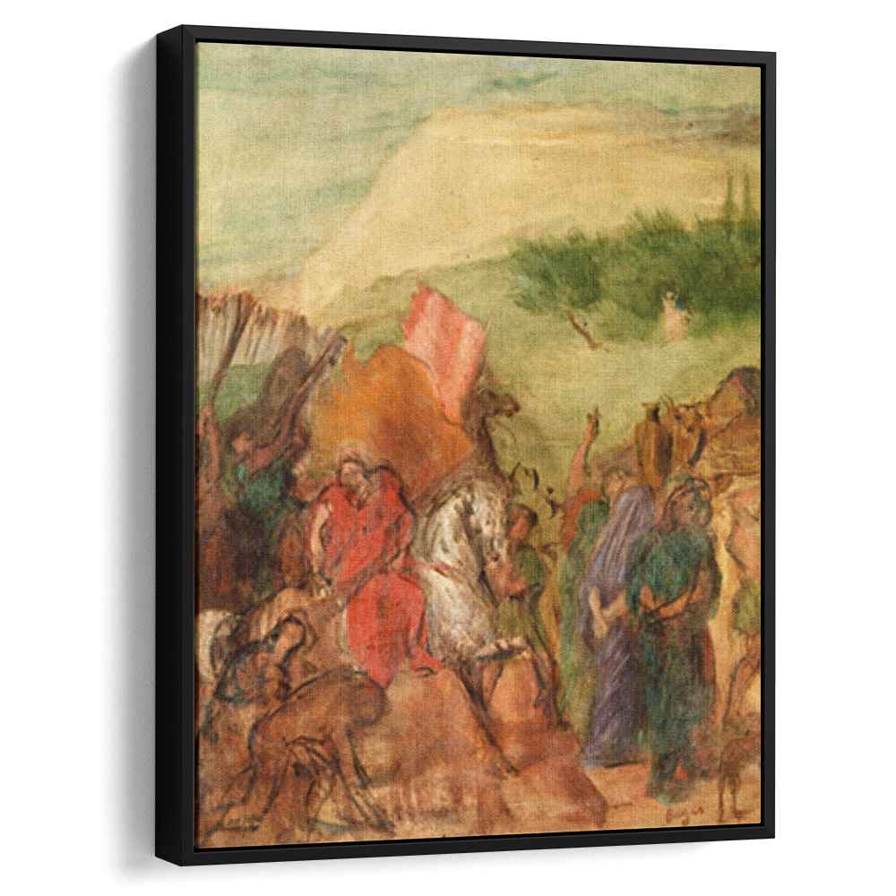 The Daughter of Jephtha study 1860 by Edgar Degas by Edgar Degas - Impressionist canvas print